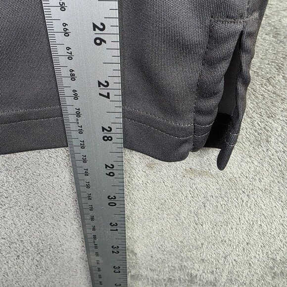 Mens PGA Tour Pro Series Gray & Red Striped Polo Shirt Short Sleeve Polyester XL - Picture 6 of 7